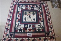HOLIDAY QUILTED WALL HANGING