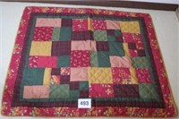 HAND SEWN BABY QUILT