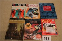 6) BOOKS, HOW TO PLAY GUITAR & SHEET MUSIC