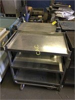 Three Tier Stainless Rolling Cart