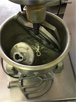 Hobart Stand Mixer on Rolling Cart