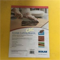24pc New EcoLab Cutting Boards 24" x 18", Yellow