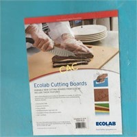 24pc New EcoLab Cutting Boards 24" x 18", Blue