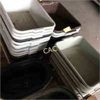 Pallet of Dish Tubs