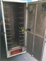Cres-Cor Red Hot Cabinet 21" x 54" Single Door