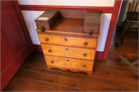 26" Victorian maple chest
