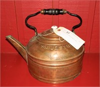 Copper "Majestic" kettle, pat. May 17, 1899