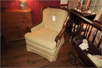 2- Upholstered arm chairs, like new!
