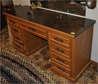 DRESSING TABLE WITH LAMP SMALL METAL SHELF AND