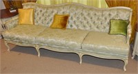 FRENCH SOFA AND CHAIR (MINT GREEN)