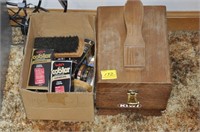 SHOE SHINE KIT WITH CONTENTS