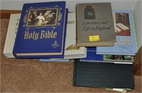 ASSORTED BOOKS AND BIBLES