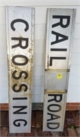 Railroad Crossing Sign-Metal