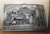 Mid-Continent Railroad Buckle