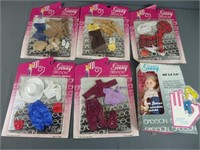 Lot of 5 Vogue Ginny Doll Outfits Card and Boxed D