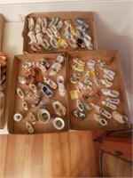 3 Trays of small collector shoes