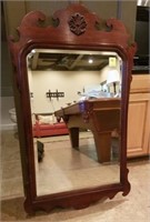 Lexington Mahogany Beveled mirror