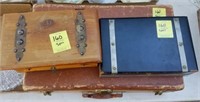 Three PIece Lot: (2) Jewelry Boxes, (1) Brief Case