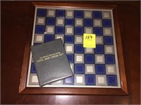 Civil war chess set