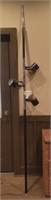 Retro Pole lamp with cork