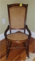 Walnut Hip Rest Rocking chair *see pictures