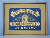 Humphrey's Homeopathic Remedies Sign w/ Nude