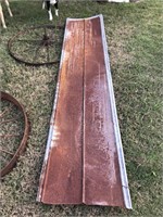 Long Rusty Vintage Sheet Metal/Great For Crafting