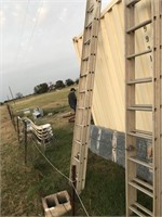 Tall Extendable Aluminum Ladder