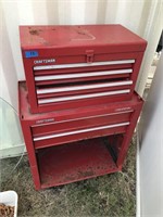 Older Metal Craftsman Tool Box / Used Condition
