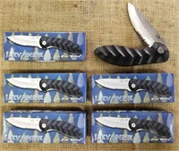 6 pcs. Frost Cutlery Liner Lock Pocket Knives