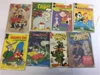 (8) vintage comic books