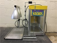Nacho Warmer Machine, Warming Lights & Chip Stand