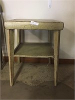 Cackle Paint Side Table