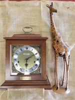 Seth Thomas Commemorative Clock & Giraffe Statue