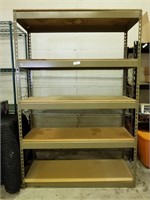 Metal & Wood Utility Shelf