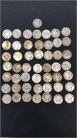 Roll of Mercury Dimes Assorted Dates