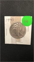 1943 Silver Half Dollar