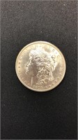 1878 S Morgan Silver Dollar Almost Uncirculated