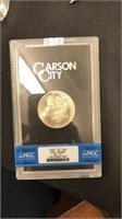 1883 Carson City MS 63 Graded Certified by NGC