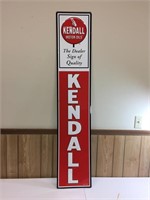 Vintage style Kendall embossed sign