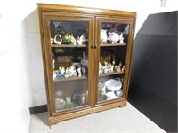 Knick Knack Cabinet(36 1/2"W x 9 1/2"D x 44"H)