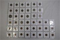 JEFFERSON NICKLES/WHEAT COINS/FOREIGN COINS/CARDS