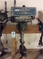 Antique Evinrude Speeditwin outboard motor
