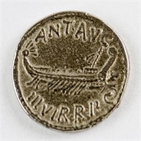 Roman Republic Silver Coin BC 32-31
