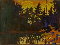 Key. L Oil on Canvas Canada