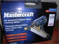 Mastercraft air-powered cliphead framing nailer