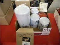 Assorted MF 4840 trans oil and fuel filters
