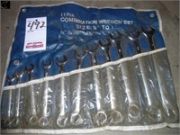 11 pc combination wrench sets