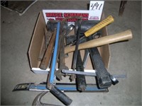 Box w/ misc hammers, wrenches