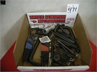 Box of misc Allan wrenches